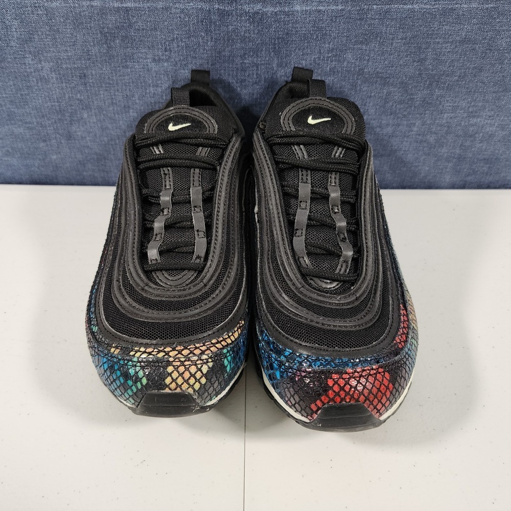 Nike Air Max 97 Womens Size 7.5 Shoes Rainbow Snake Low Top Athletic Sneakers - Picture 2 of 10